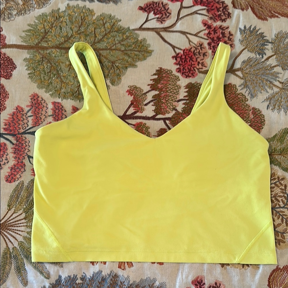 Lululemon align tank size 12 bright yellow